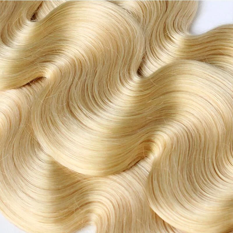 #613 Blonde Body Wave Hair Bundle Deal 100% Human Virgin Hair