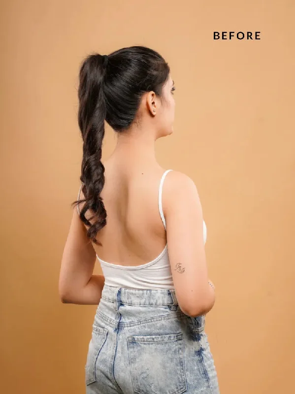 Clip In Ponytail - Straight Texture