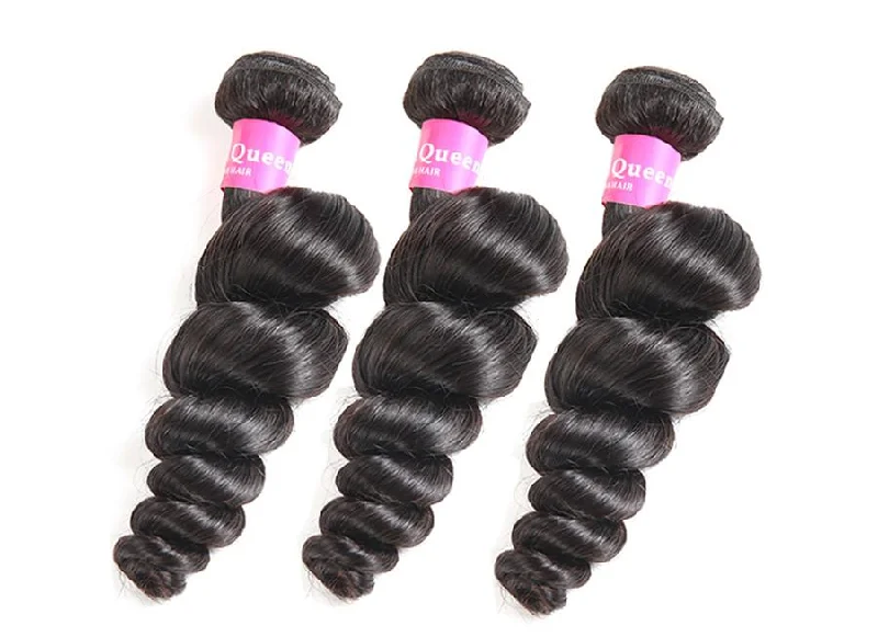 3 Bundles Loose Wave Unprocessed Human Virgin Hair -OQHAIR