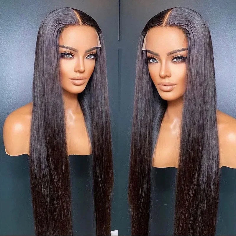 Soul Lady Silky Straight 4x4 Lace Wigs Half Price For Real Human Hair Glueless Wigs