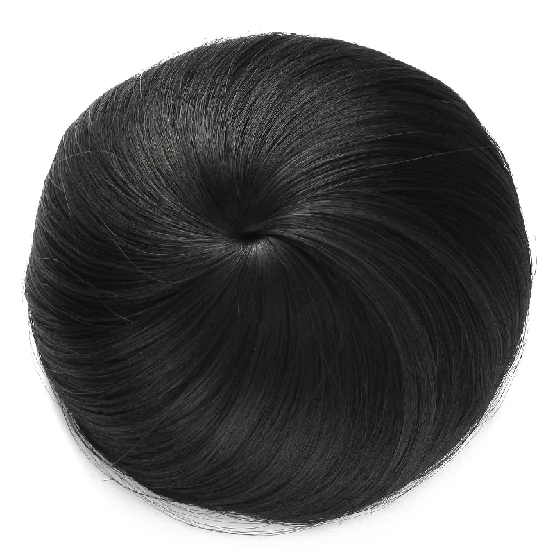 Synthetic Hair Bun Extension Donut Chignon Hairpiece Wig