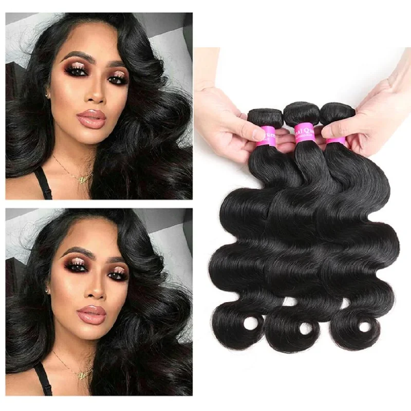 3 Bundles Body Wave Unprocessed Human Virgin Hair -OQHAIR