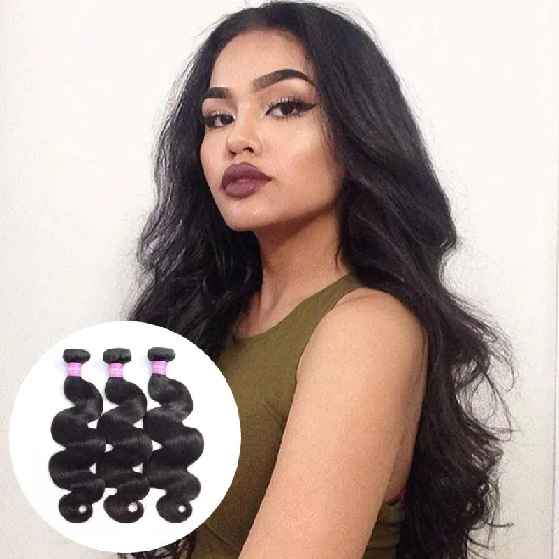 3 Bundles Body Wave Unprocessed Human Virgin Hair -OQHAIR