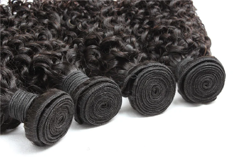 Virgin Brazilian Afro Remy Human Hair Extensions Unprocessed Natural Black Hair Weft Hair Weaving 100g/Bundle