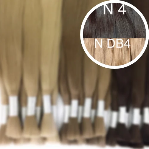 Raw Cut / Bulk Hair Color _4/DB4 GVA hair_One donor line