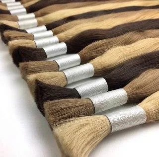 Raw Cut / Bulk Hair Color _4/DB4 GVA hair_One donor line