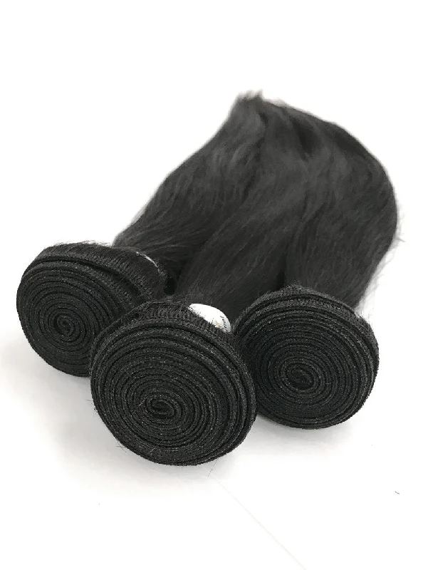 5A Brazilian 3 Bundle Set Straight Virgin Human Hair Extension 300g