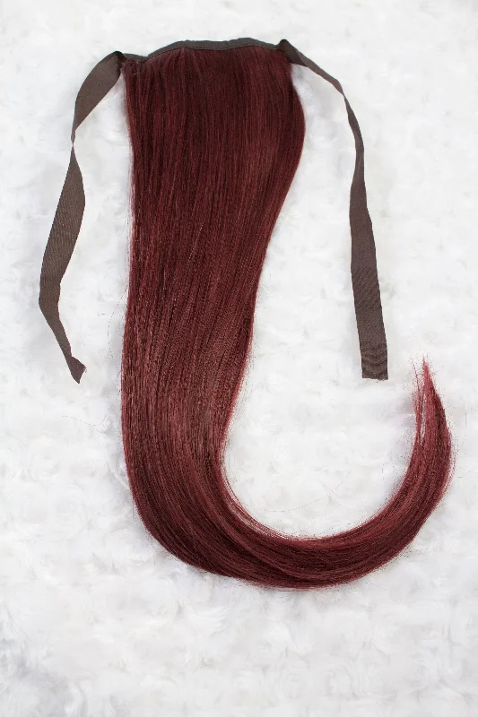 AIRess Clip & Tie Ponytail - Cherry Red