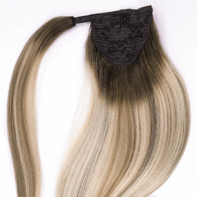 Arctic Rooted AquaLyna Ponytail Hair Extension