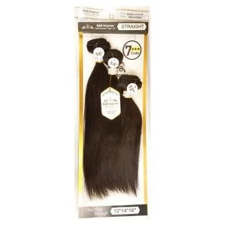 B & B Express 100% Brazilian Human Hair Bundle  Multipack -Straight