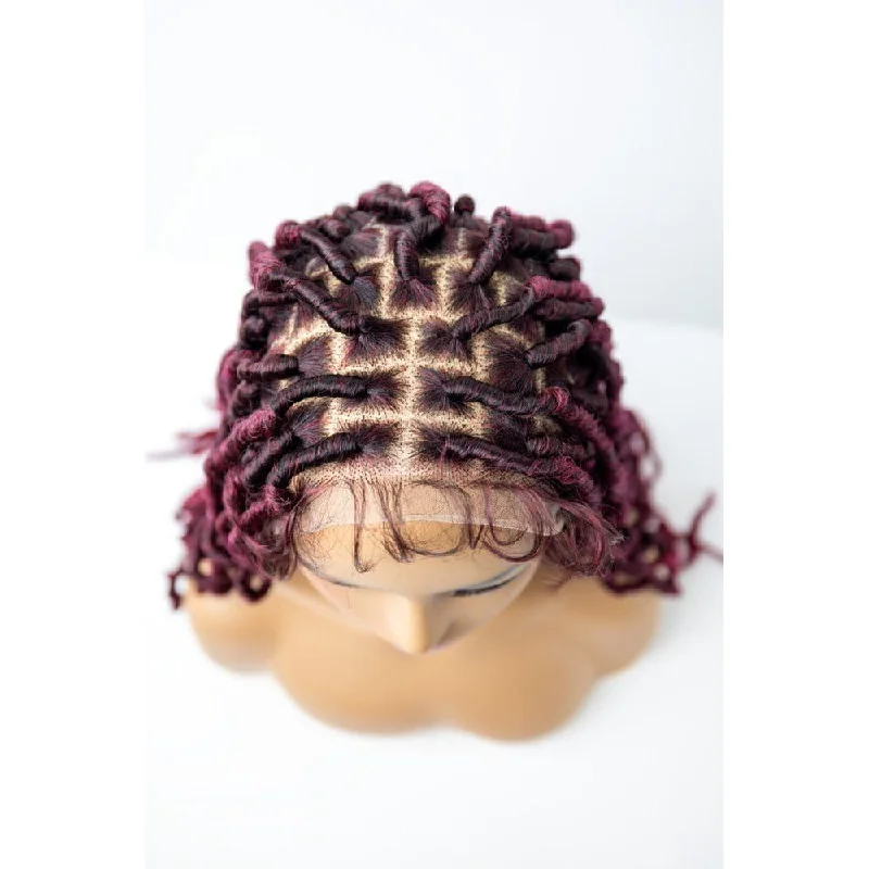 B & B Knotless Synthetic 100% Full HD Lace Wig - Knotless Loc 24""