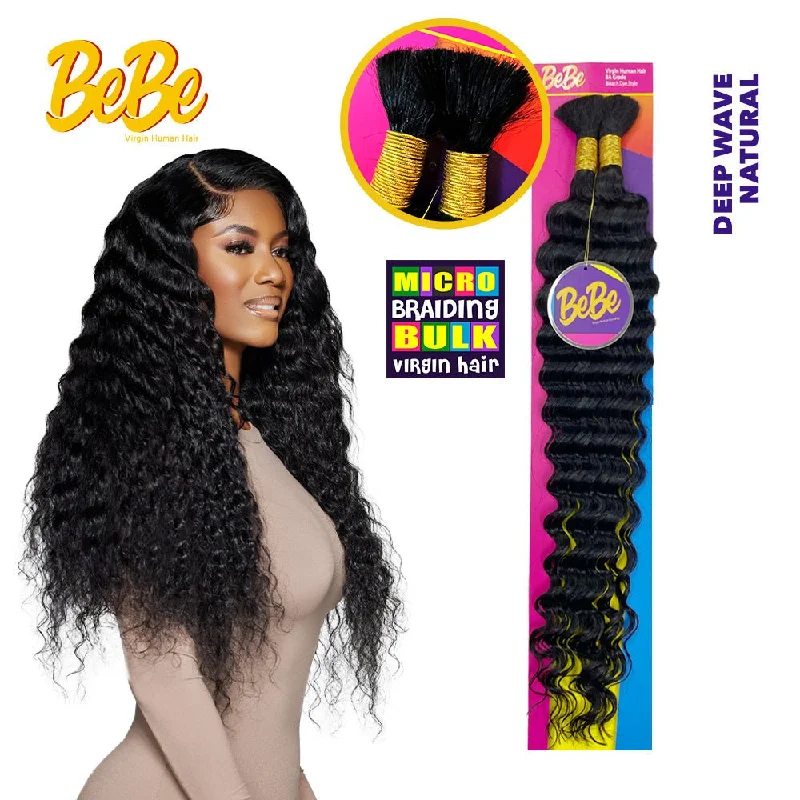 BeBe 100% Virgin Human Bulk Hair - Deep Wave