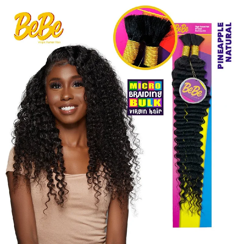 BeBe 100% Virgin Human Bulk Hair - Pineapple Curl