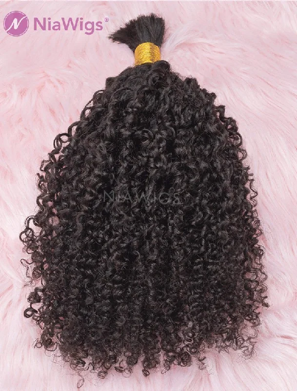 Bulk Hair Extension For Braiding Tight Curly(WITH ONE FREE PULLING NEEDLE)