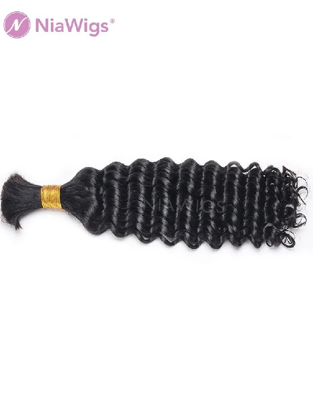 Bulk Hair Extension For Braiding Deep Curly(WITH ONE FREE PULLING NEEDLE)