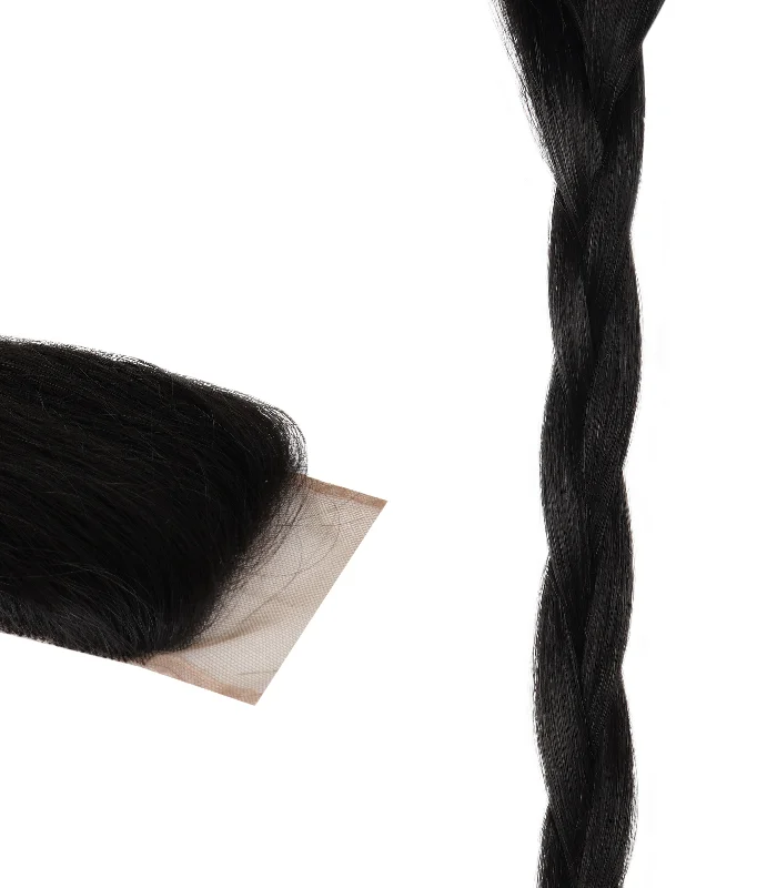 Bundle Deal on Raw Virgin Temple Natural Hair Weft and Closure