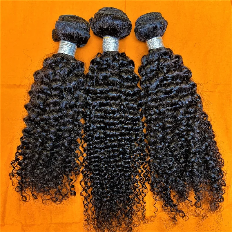 Black Weft Bundles Extensions