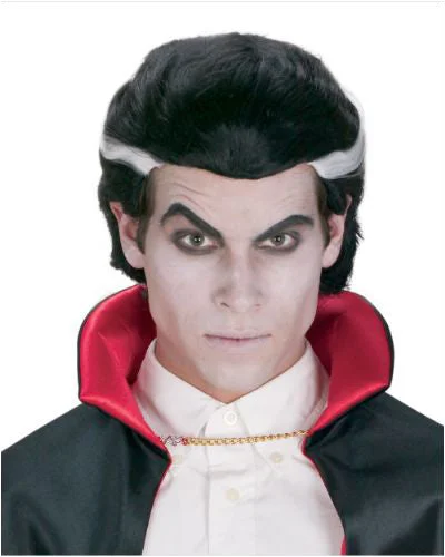 Classic Vampire Black/White | by Sepia Costume Wigs