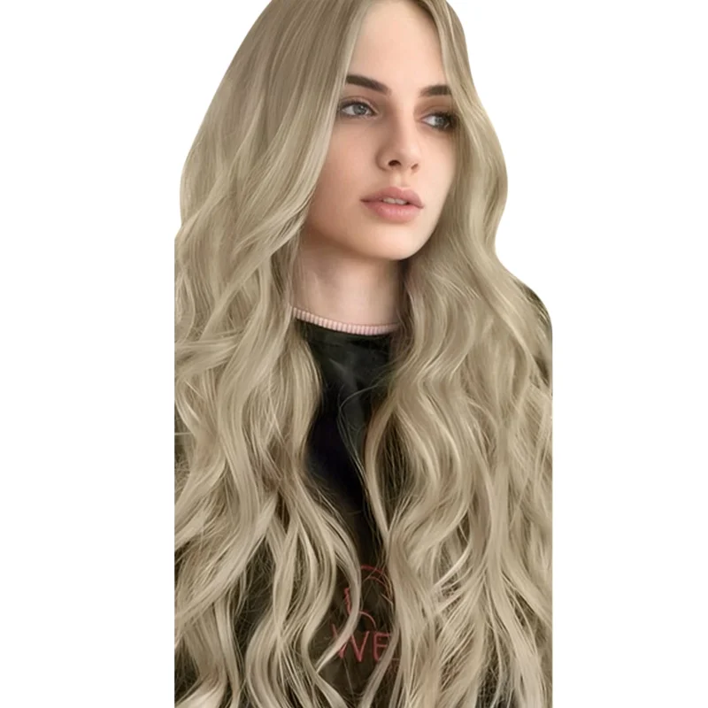 [New Color] Moresoo Virgin Invisible Genius Weft Brazilian Human Hair Bundles Balayage Blonde (#8/8/613)