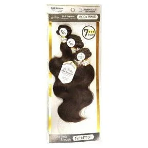 B & B Express 100% Unprocessed Brazilian Human Hair Bundle Multipack - Body Wave