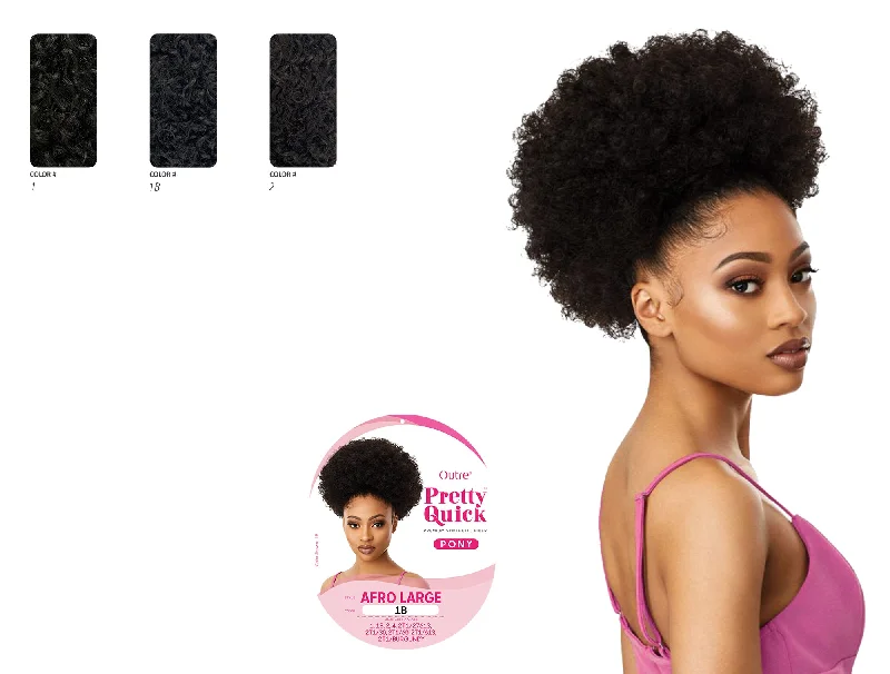 OUTRE PRETTY QUICK PONYTAIL AFRO LARGE