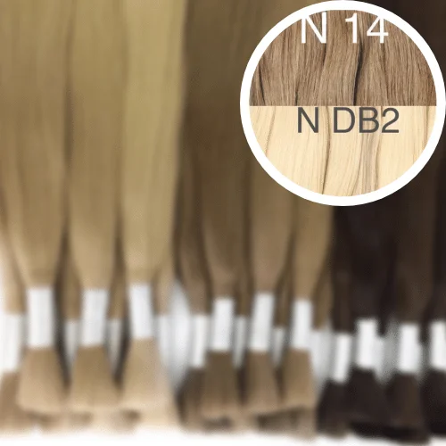 Raw Cut / Bulk Hair Color _14/DB2 GVA hair_One donor line