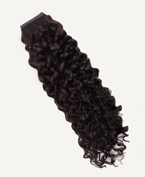 curly ponytail - #2 chocolate brown.