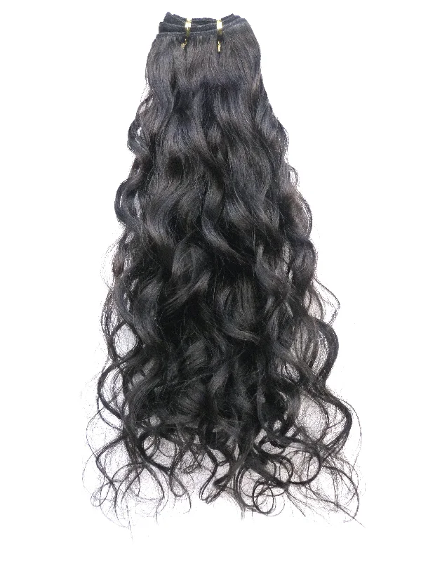 Curly Virgin Uncoloured Brazilian Remy Human Hair Wefts - Quick Shipping!