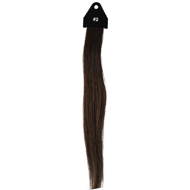 Darkest Brown #2 Classic Tape-in Full Cuticle Human Hair Extensions Single Drawn-50g