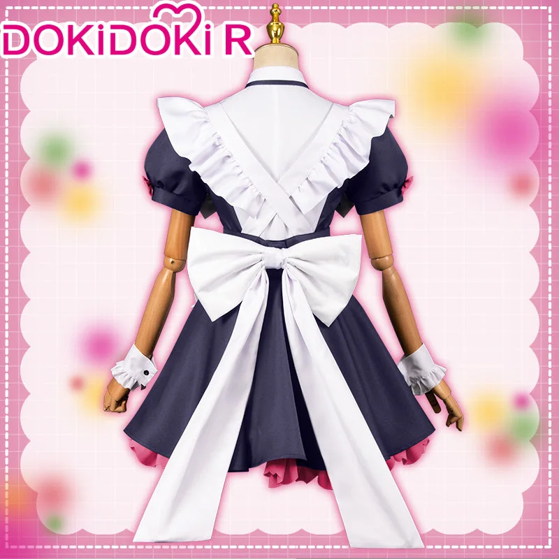 【Size S-2XL】DokiDoki-R Anime Akiba Maid War Cosplay Yumechi/Mannen Ranko/Wahira Nagomi/Shiipon Costume