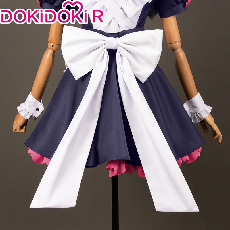 【Size S-2XL】DokiDoki-R Anime Akiba Maid War Cosplay Yumechi/Mannen Ranko/Wahira Nagomi/Shiipon Costume