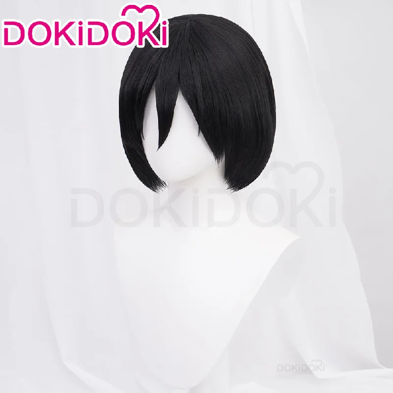 【Ready For Ship】DokiDoki Anime Cosplay Wig Black Short Straight Hair