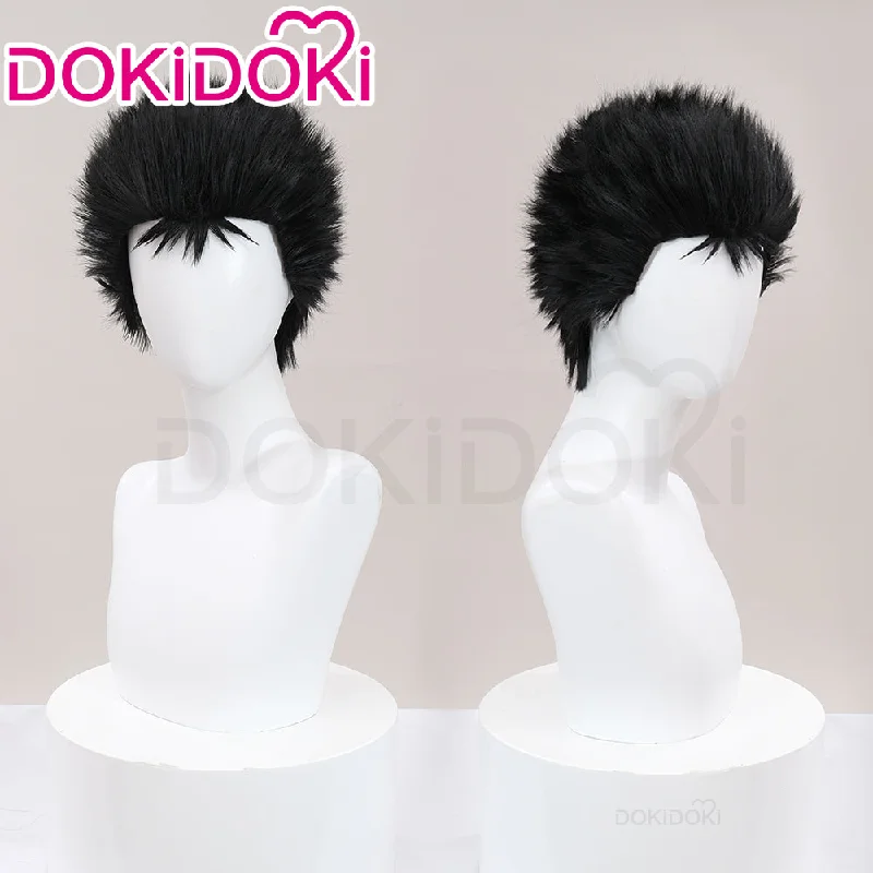 DokiDoki Anime NANA Cosplay Honjo Ren Wig Short Straight Black Hair