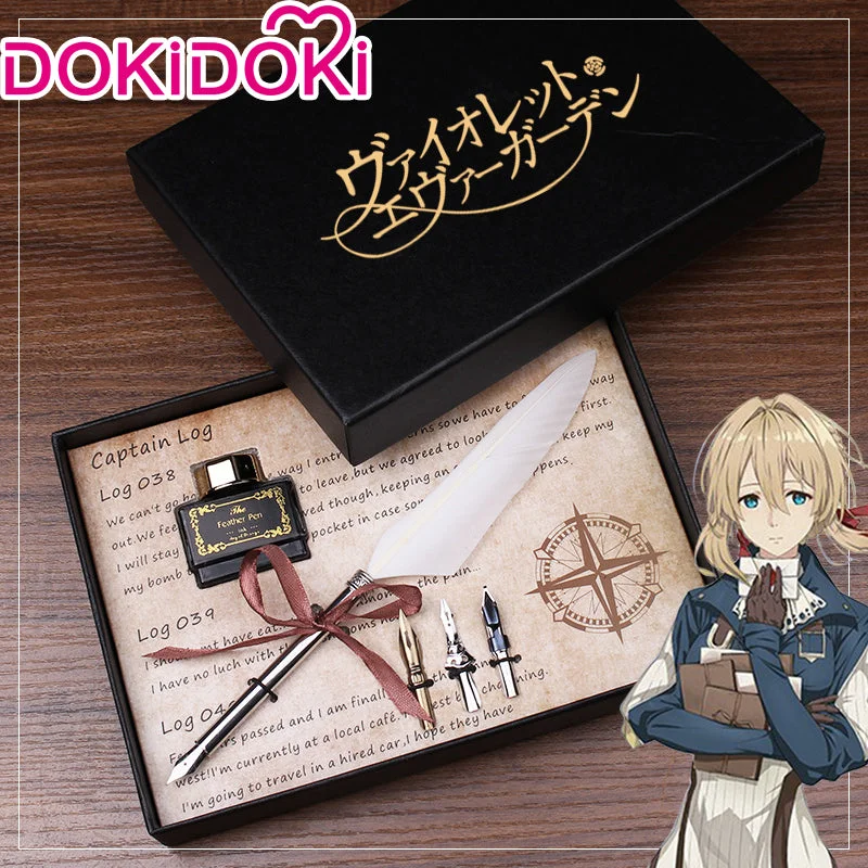 【Ready For Ship】DokiDoki Anime Violet Evergarden Cosplay Vintage Quill Pen Accessory