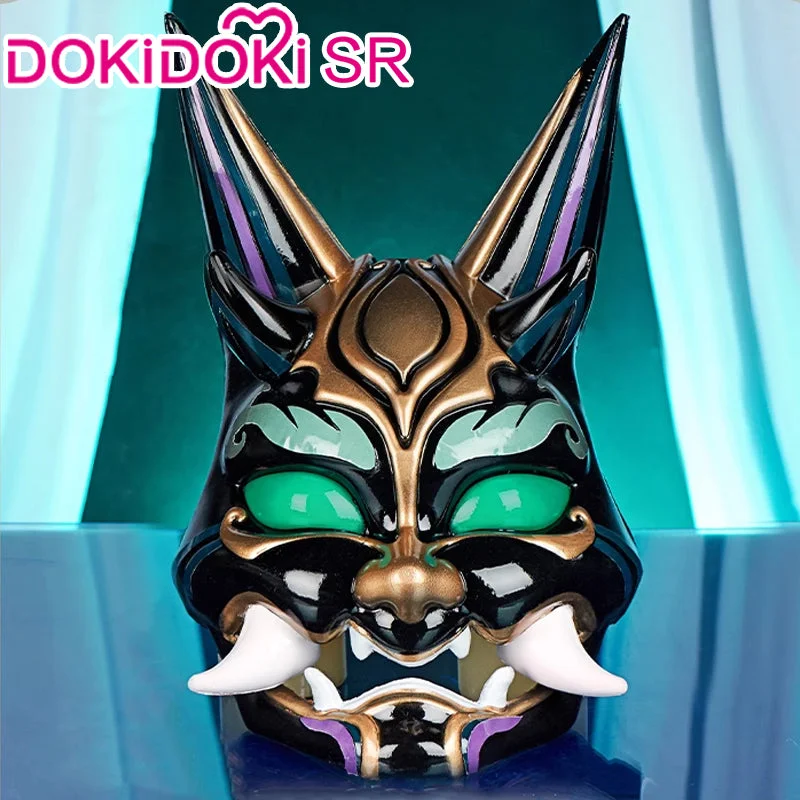 DokiDoki-SR Game Genshin Impact  Cosplay Xiao Mask Men