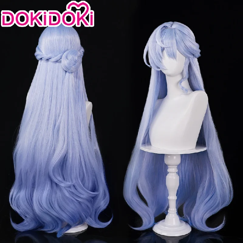 【Ready For Ship】DokiDoki Game Honkai: Star Rail Cosplay Robin Wig Long Curly Purple Hair