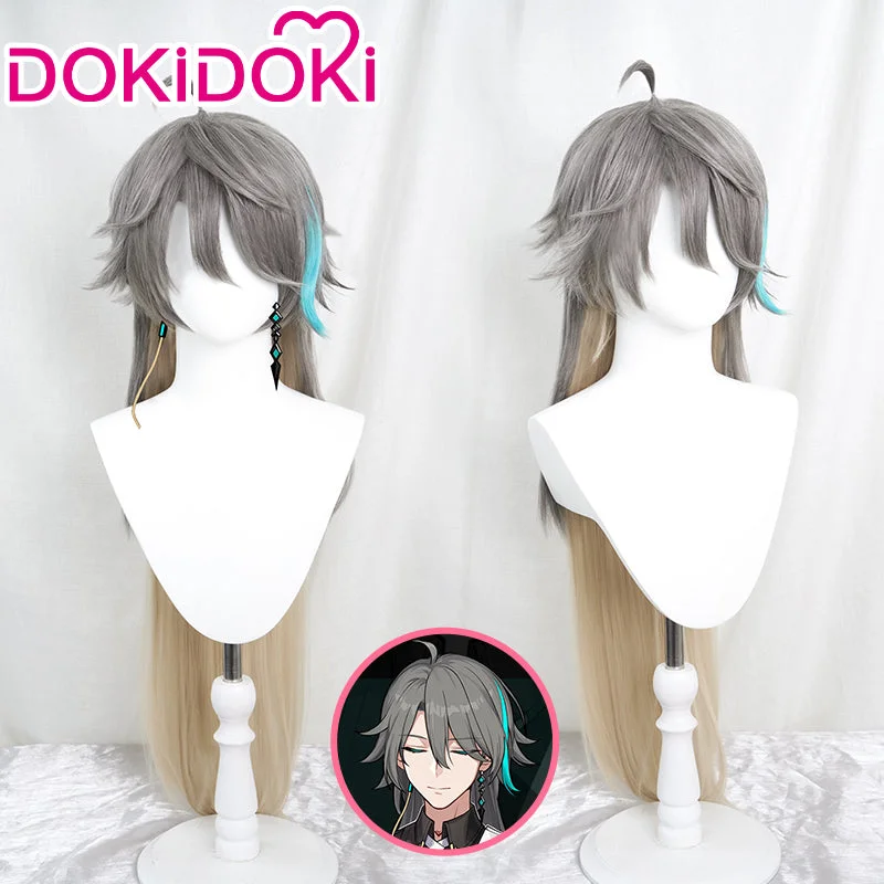 【Ready For Ship】DokiDoki Game Honkai Impact 3 Cosplay Su Cosplay Wig Long Grey