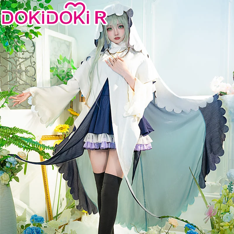 【In Stock】 DokiDoki-R Anime Saint Cecilia and Pastor Lawrence Cosplay Cecilia Costume