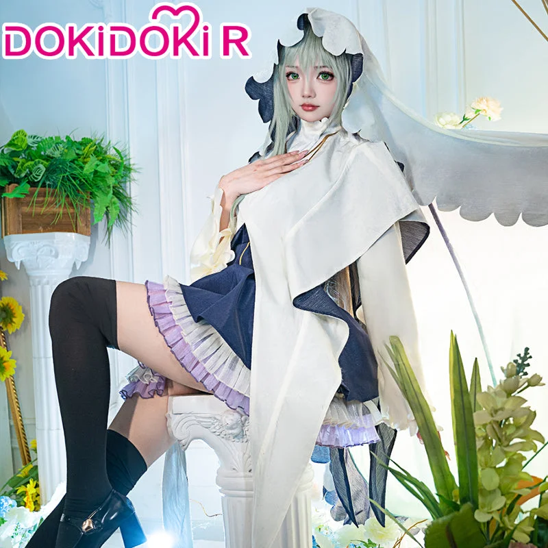 【In Stock】 DokiDoki-R Anime Saint Cecilia and Pastor Lawrence Cosplay Cecilia Costume