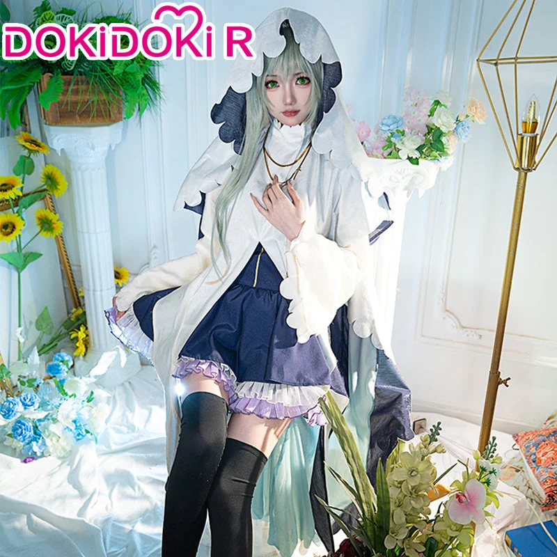 【In Stock】 DokiDoki-R Anime Saint Cecilia and Pastor Lawrence Cosplay Cecilia Costume