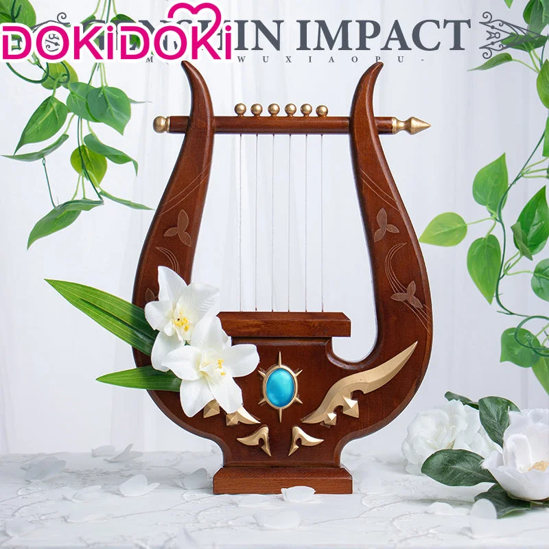 【Ready For Ship】DokiDoki-SR Game Genshin Impact Cosplay Venti Accessory Harp