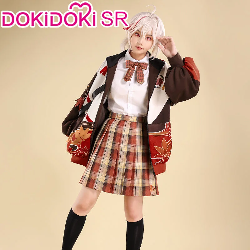 【In Stock】【Last Batch】DokiDoki-SR Game Genshin Impact Cosplay Xiao / Kazuha / Klee / Tartaglia Childe / Zhongli JK Skirt Doujin Casual Wear