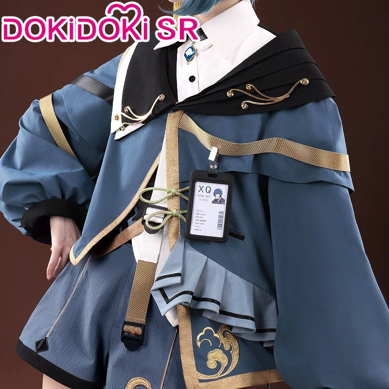 【XL Ready For Ship】DokiDoki-SR Game Genshin Impact Xingqiu Cosplay Costume  Xing Qiu Doujin Casual Wear