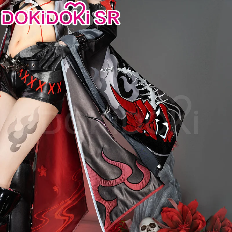 DokiDoki-SR Game Honkai: Star Rail Cosplay Acheron Costume White Hair Ver.