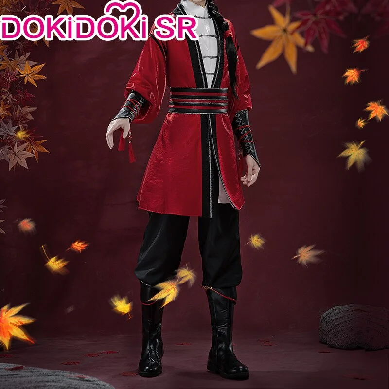 【L Ready For Ship】DokiDoki-SR Manga Heaven Official's Blessing Cosplay Hua Cheng Shounen Cosplay Comic Version Teenager Tian Guan Ci Fu TGCF