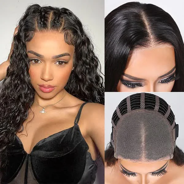 FABA Glueless HD Lace Wig Natural Black Curly Wear&Go Wig Beginner-Friendly