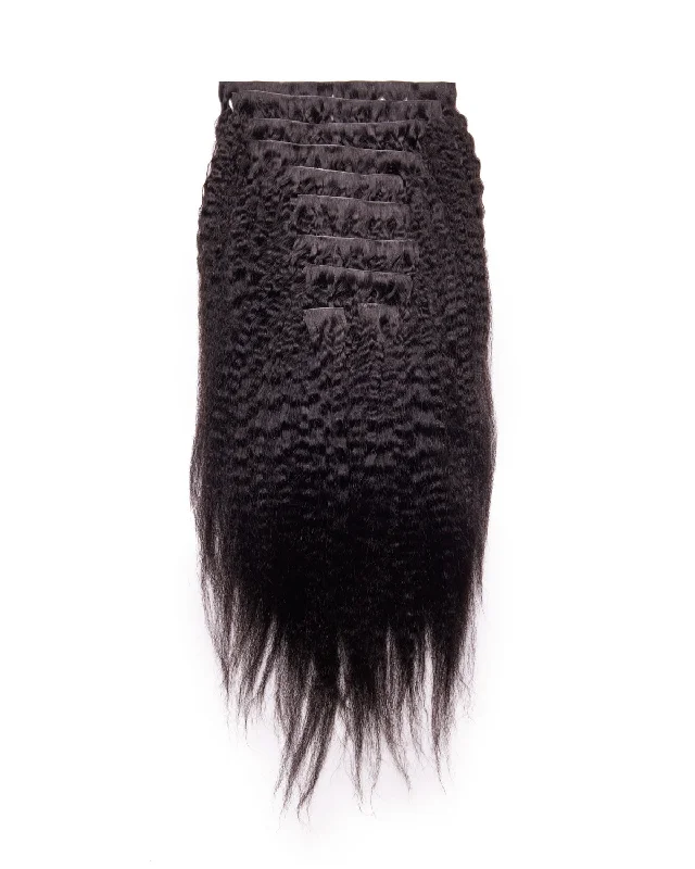 Follicle Fusion™ Clip Ins ‘Calli’ Kinky Straight