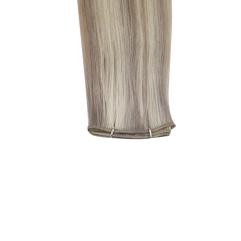 Sunny Hair Genius Weft Extensions Virgin Hair Grey Blonde Highlights#P19/60