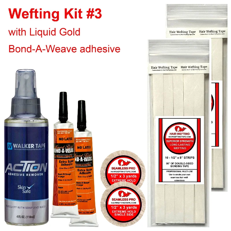 Hair Wefting Tape Kit Three