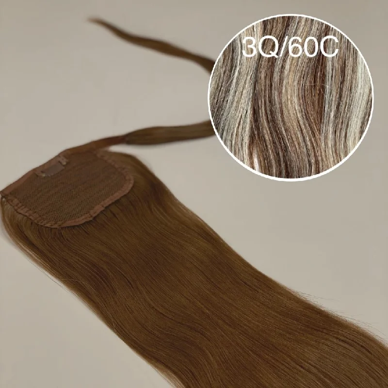 Hair Ponytail Color _3Q/60C GVA hair_Luxury line